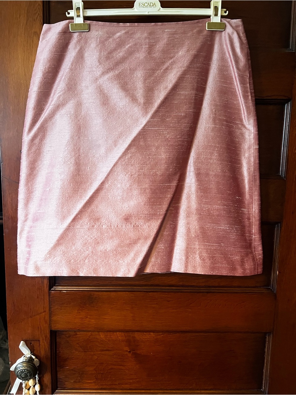 Ellen Tracy Rose Pink SilkTwo-Piece Skirt Set - Picture 6 of 16